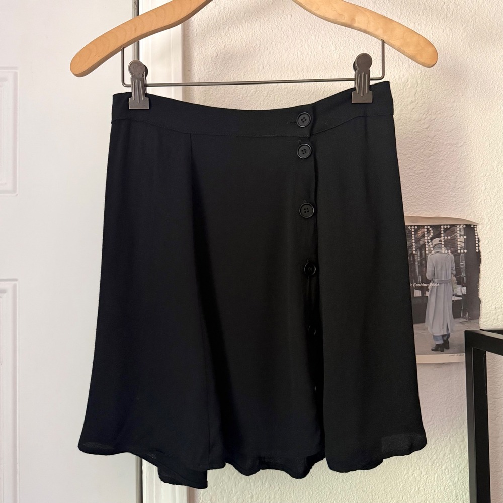 REFORMATION black button up mini skirt